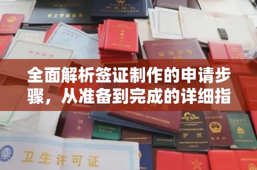 高雄全面解析签证制作的申请步骤，从准备到完成的详细指南